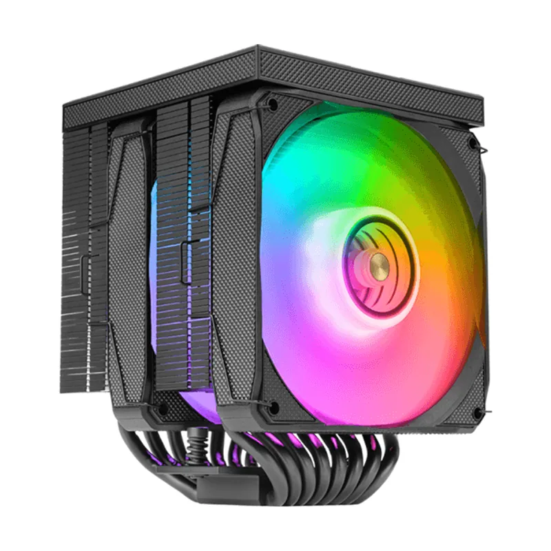 Mars Gaming Ventilador CON Disipador DE CPU Mcpulcdpro TDP 380W Doble Torre LCD Argb