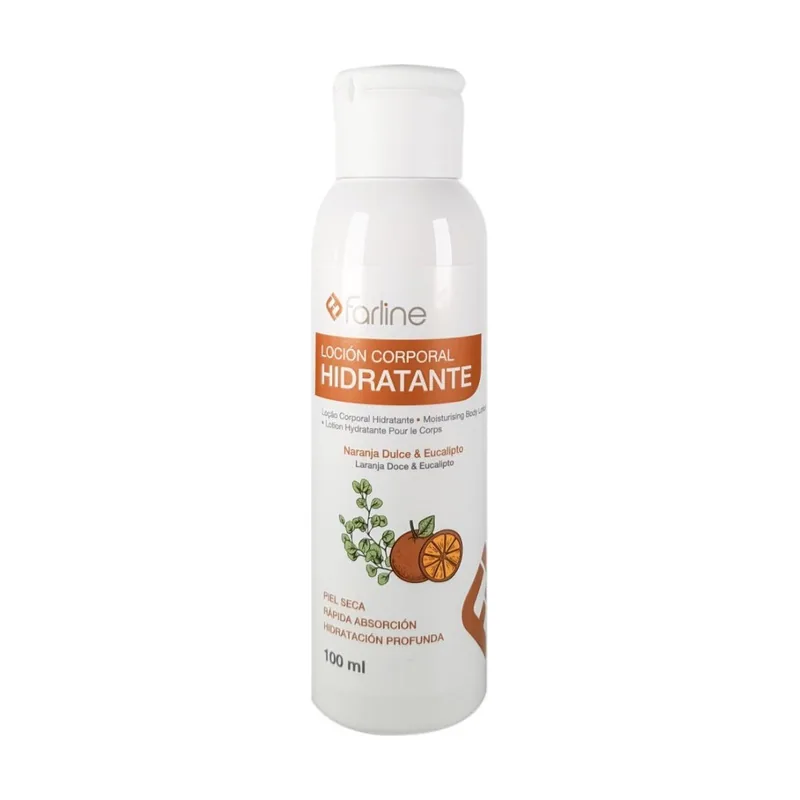 Farline Loción Corporal Hidratante Naranja Dulce y Eucalipto 100 g