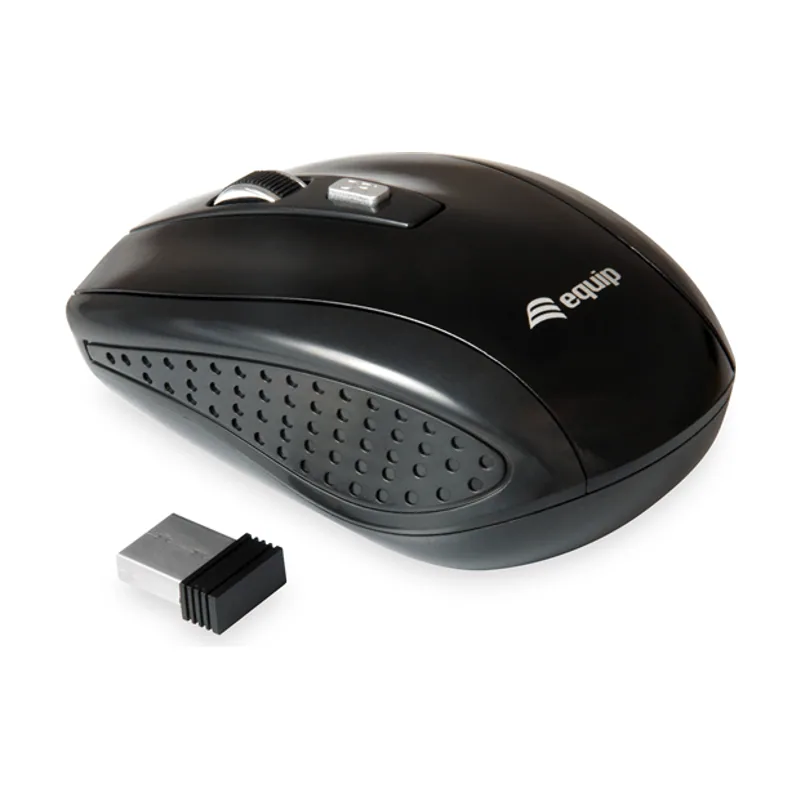 Equip Mouse Life Optico Wireless 2.4Ghz 4 Botones Negro DPI 800/1200/1600