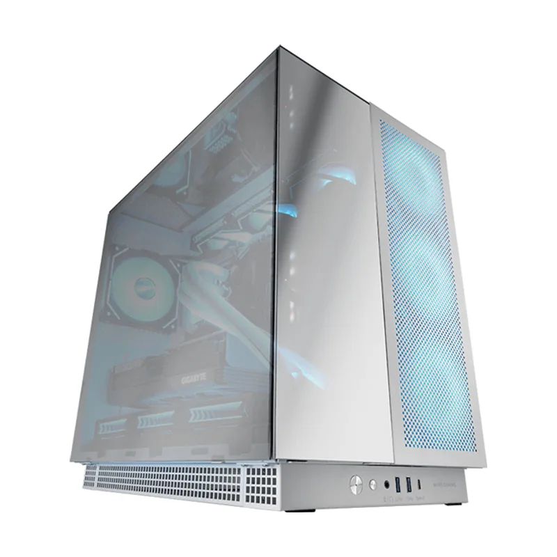 Mars Gaming Caja E-ATX Torre Gaming MCNOVA3 Cristal Cromado 2x3.5 3x2.5??? 1xUSB-C GPU MAX