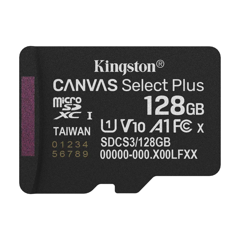 Kingston Microsd 128GB CL10 Canvas Select Plus