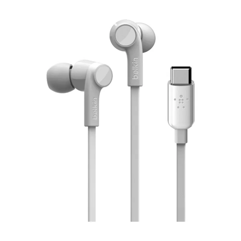 Belkin Auricular USB-C G3H0002BTWHT CON Conector USB-C Microfono Integrado