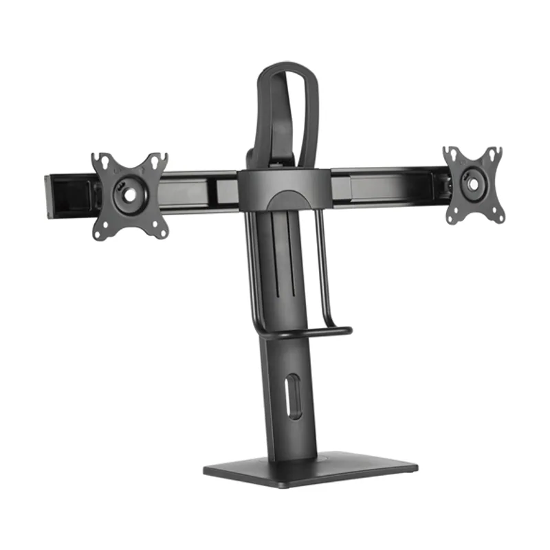 Aisens Soporte De Mesa Pro Contrapeso Giratorio E Inclinable Para 2 Monitores
