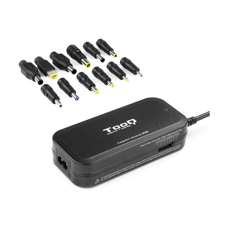 Tooq Cargador portátil 90W manual 12 conectores