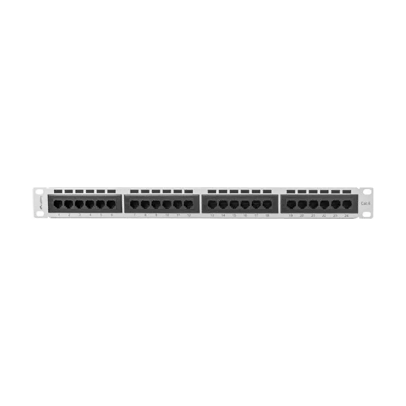 Lanberg Patch Panel CAT.6 UTP 24 Puertos 1U Rack