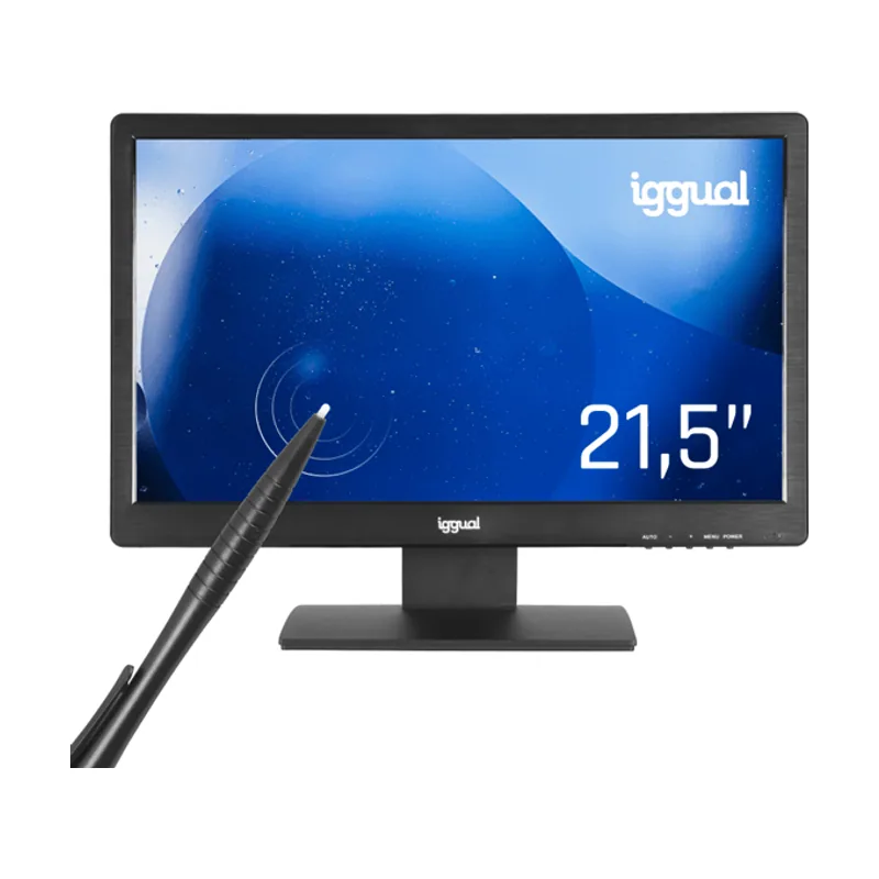 Iggual Monitor táctil resistivo 21,5" 16:9 FHD 21.5" TFT-LCD Full HD Táctil