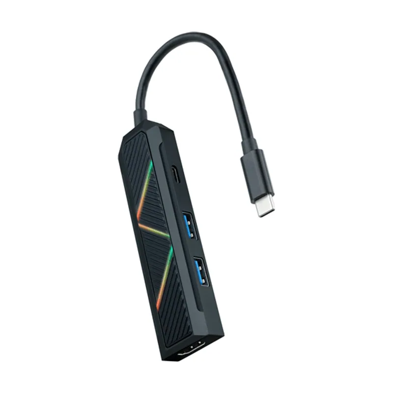 Nanocable HUB Nano Cable USB-C/CONVERSOR USB-C A 2XUSB-A USB-C PD HDMI