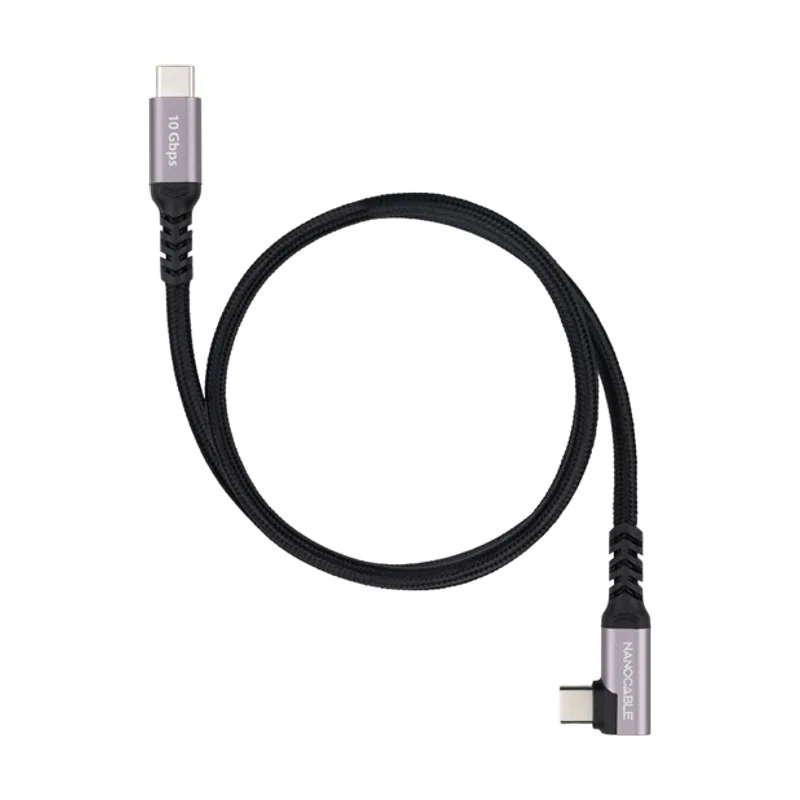 Nanocable Cable USB-C 3.2 GEN2 Acodado