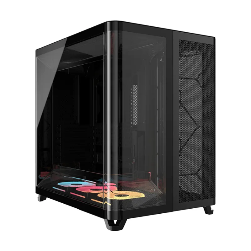 Corsair Caja AIR 5400 LX-R Link TG MID Tower Black CC-9011320-WW