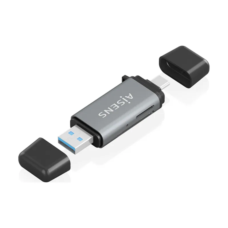 Aisens Lector Tarjetas SD Micro SD MMC RS-MMC MMC Micro Usba Usbc