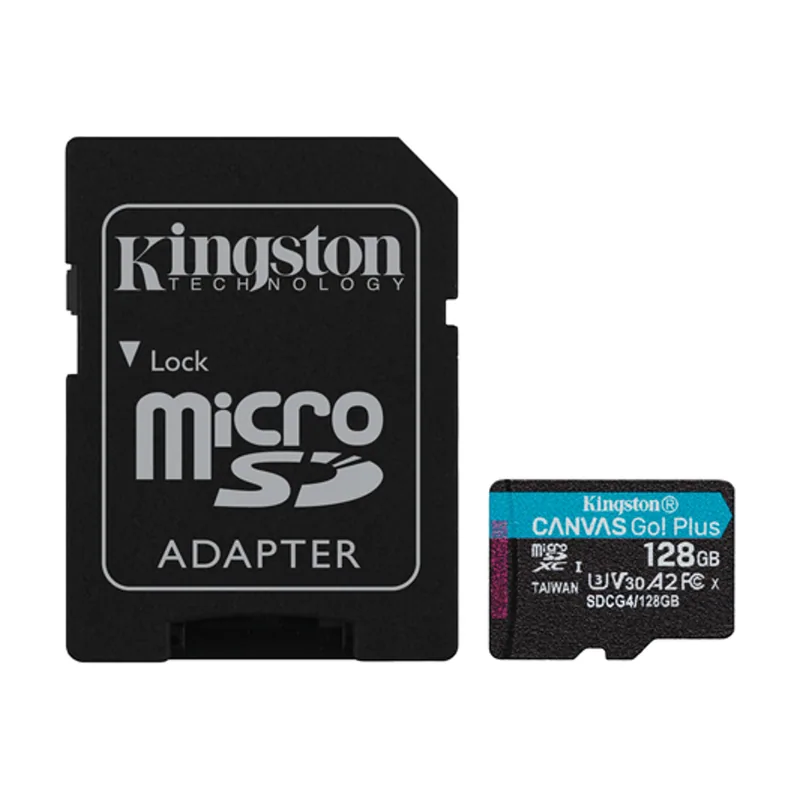 Kingston Memoria 128GB Micro Sdxc Canvas GO Plus GEN 4