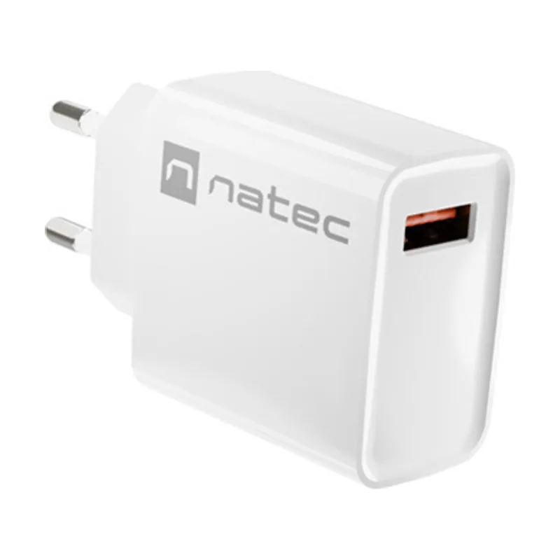 Natec Genesis Cargador Natec Ribera 18W 1XUSB-A QC3.0