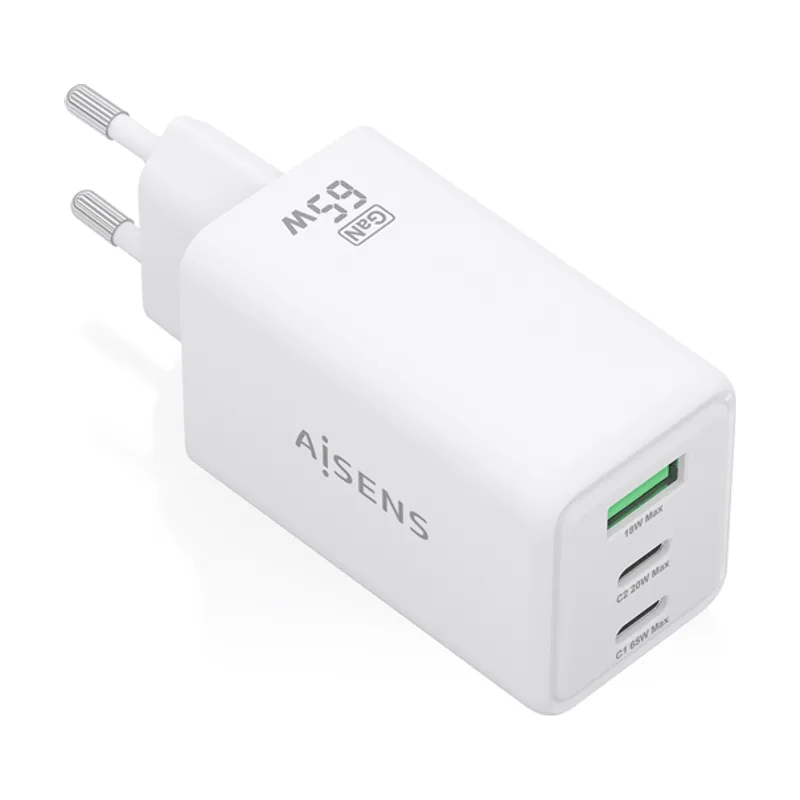 Aisens Cargador GaN 65W