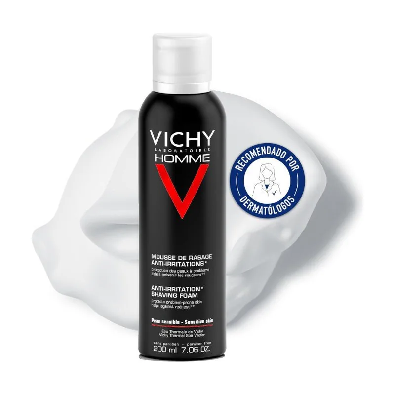 Vichy Homme Espuma de Afeitar Anti-irritaciones 200ml