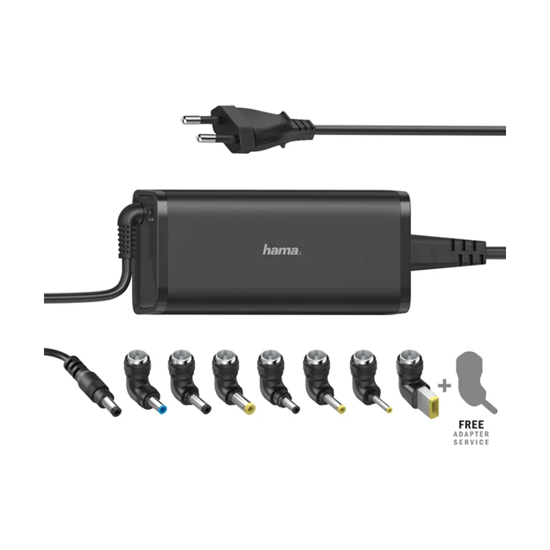 Hama Cargador para port til con 8 adaptadores de 15