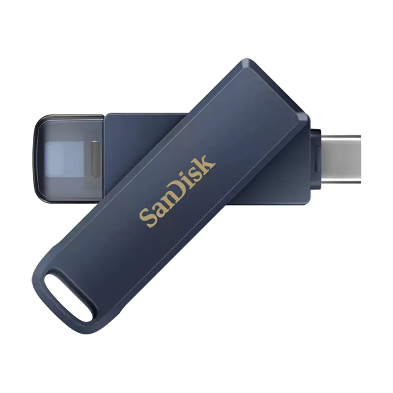 SanDisk Phone Drive USB 128GB Flashdrives Metallic