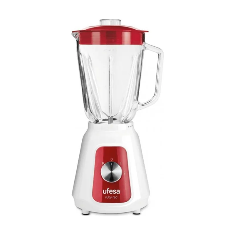 Ufesa Batidora DE Vaso BS4717 Ruby RED 500 W Cristal