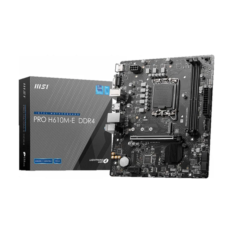 MSI Intel PRO H610M-E DDR4 LGA 1700