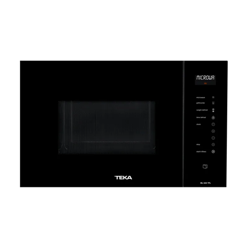Teka Horno Microondas Integrable ML 825 Cristal Negro 25 Litros CON Grill