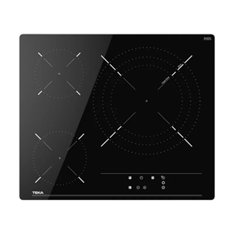 Teka Vitroceramica Independiente Radiantes TBC 63632 TTC BK 3 Zonas Coccion Ancho 60 CM