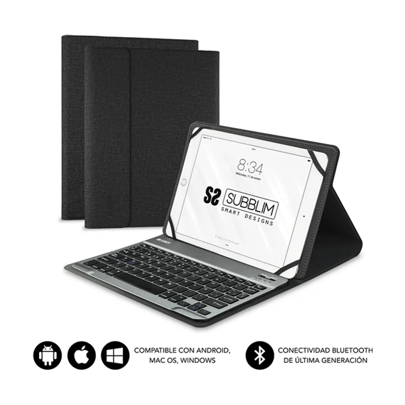 Subblim Funda Y Teclado Tablet 10.1"