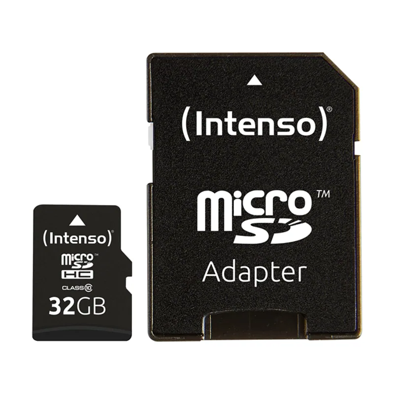 Intenso Memoria 32 GB Micro Sdhc Clase 10 + Adaptador USB2.0