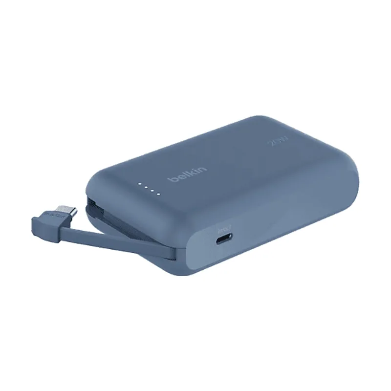 Belkin Powerbank 10K W/INTEGRATED Cable
