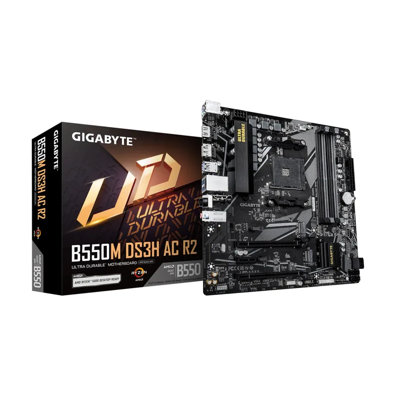 Gigabyte AMD B550M DS3H AC R2