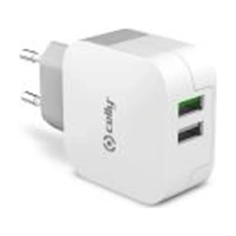 Celly Cargador Enchufe Turbo 2USB 3.4A