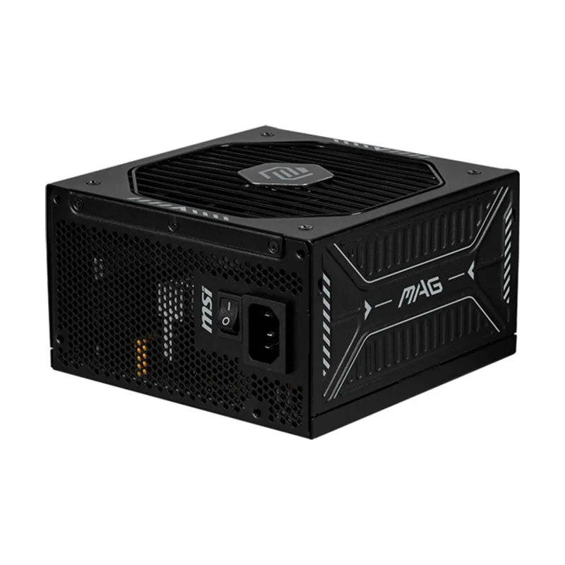MSI MAG A1000GLS PCIE5,PSU,1000W,80 Plus GOLD,MODULAR,135MM,ACTIVE PFC,PCI-E 5.0 16 PIN X1,PCI-E 6+2 PIN X4,SATA 15 PIN X11