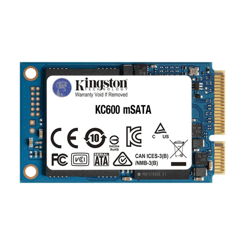 Kingston Disco SSD KC600 SATA3 mSATA de 256 G
