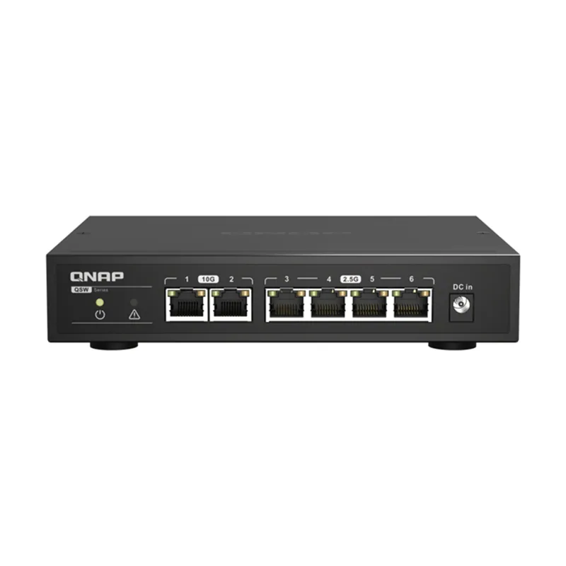 QNAP Switch 2 Ports 10GBE RJ45 5 Ports 2.5GBE RJ45