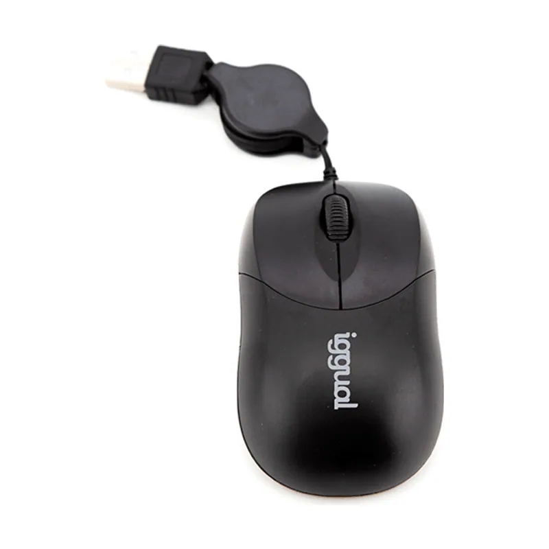 Iggual Ratón retráctil COM-BASIC-800DPI