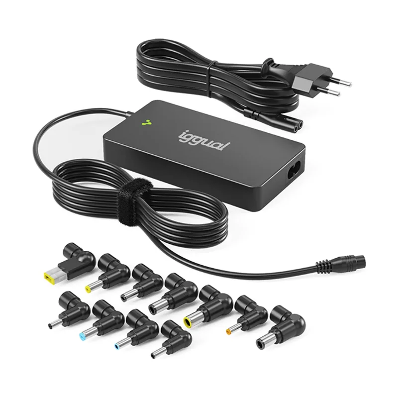 Iggual Cargador Universal Slim CUA-S-11T-90W