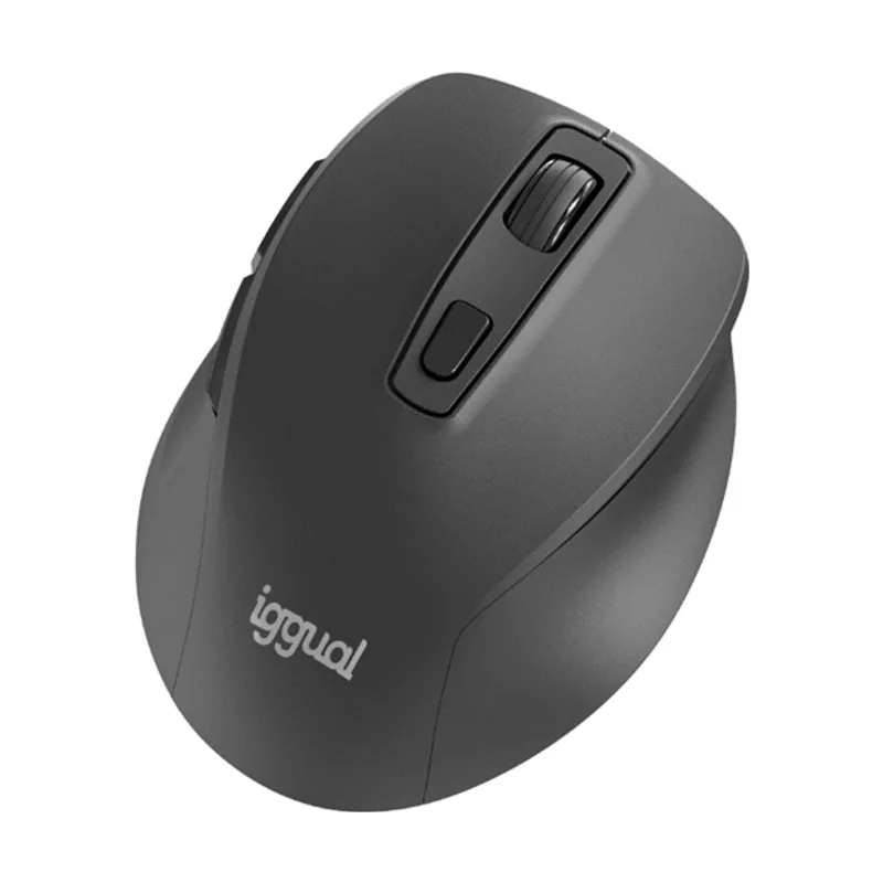 Iggual Ratón inalámbrico ERGO-SILENT-6D 1600DPI