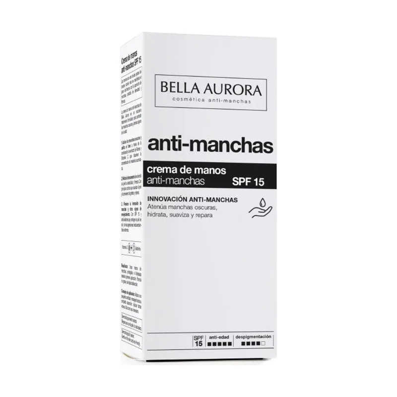 Bella Aurora Crema de Manos Antimanchas SPF15