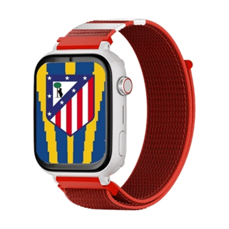 SaveFamily Save Family PLUS SmartWatch Ed Atl tico de Madrid Blanco Correa Tela Roja NO INCLUYE