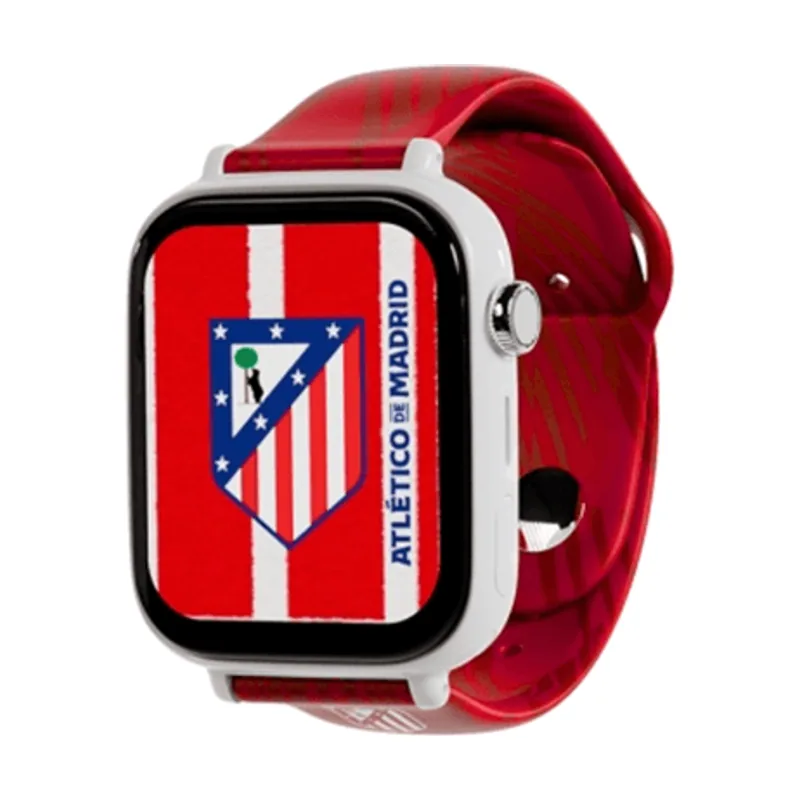 SaveFamily Save Family PLUS SmartWatch Ed Atl tico de Madrid Blanco Correa Silicona Roja NO INCLUYE