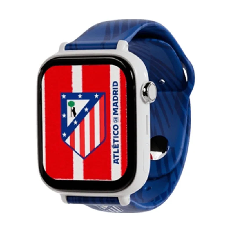 SaveFamily Save Family PLUS SmartWatch Ed Atl tico de Madrid Blanco Correa Silicona Azul NO INCLUYE