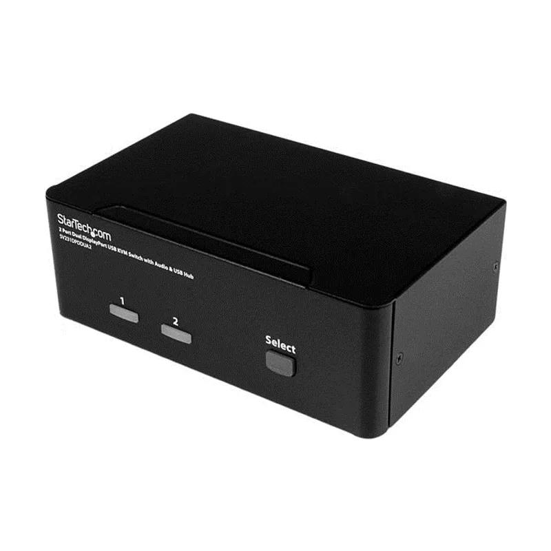 Startech Switch 2 Puertos Conmutador KVM 2 Displayport