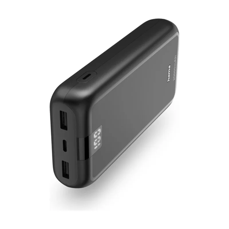 Hama Powerbank Performance 20 20000 mAh 2xUSB-A 1xUSB-C Indicador DE Carga