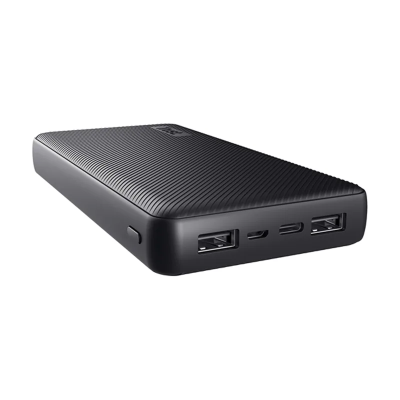 Trust Powerbank Universal 24676 Primo 20000mAh Negro Input Micro USB Y USB-C OUT 2 USB-A 1 USB