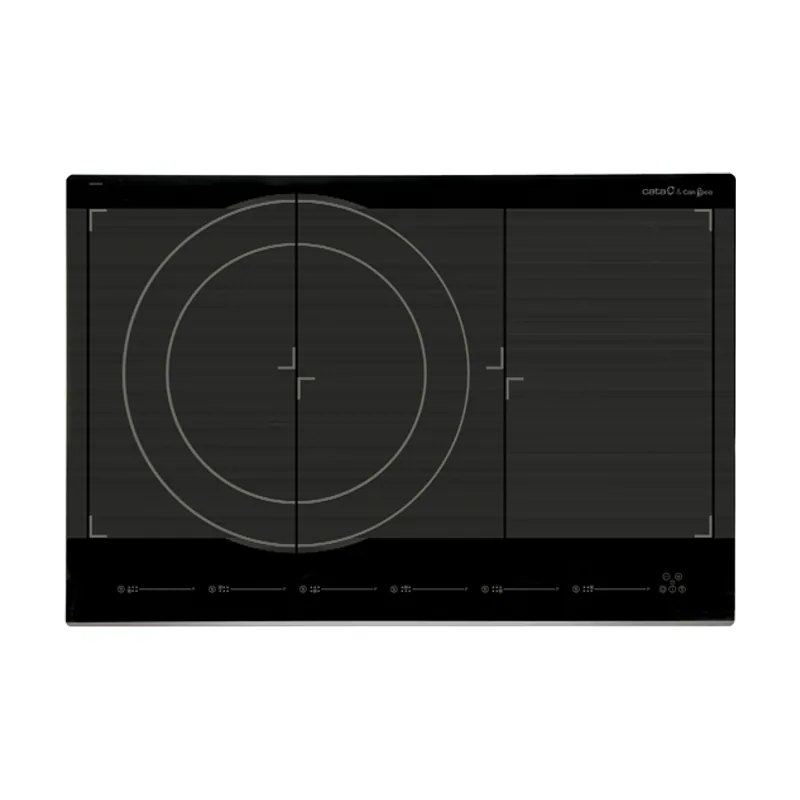 Cata Vitroceramica Induccion 08026001 Induccion Giga 750 BK 6 Zonas Coccion Ancho 77 CM