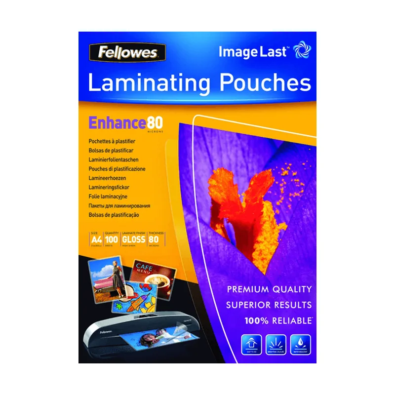 Fellowes Plastificar 100 Brillo A4