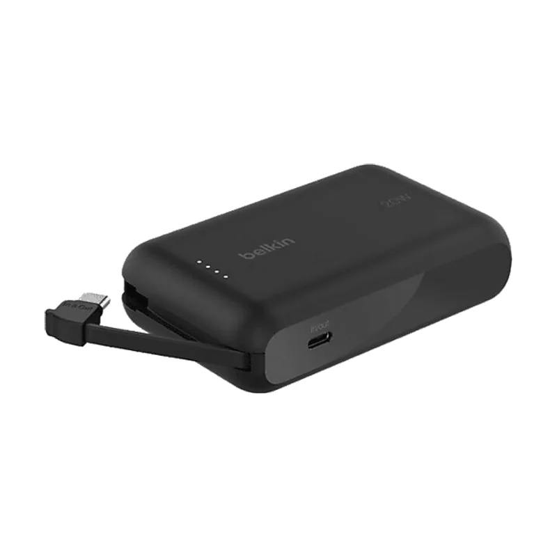 Belkin Powerbank BPB021HQBK Boostcharge 10,000 MAH CON Cable Integrado Charge USB-C