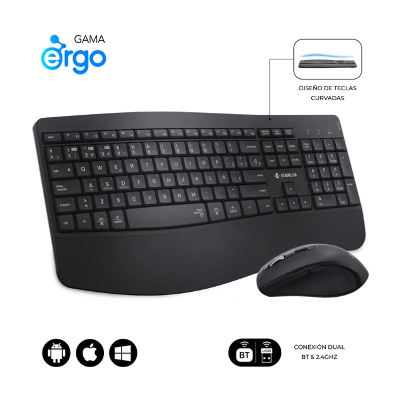 Subblim Teclado + Raton Combo Prowave