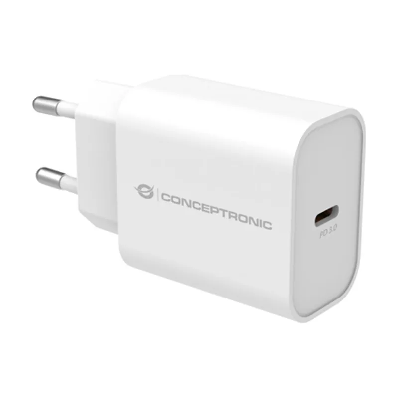 Conceptronic Cargador DE Pared Quick Charge PD USB-C Althea 20W