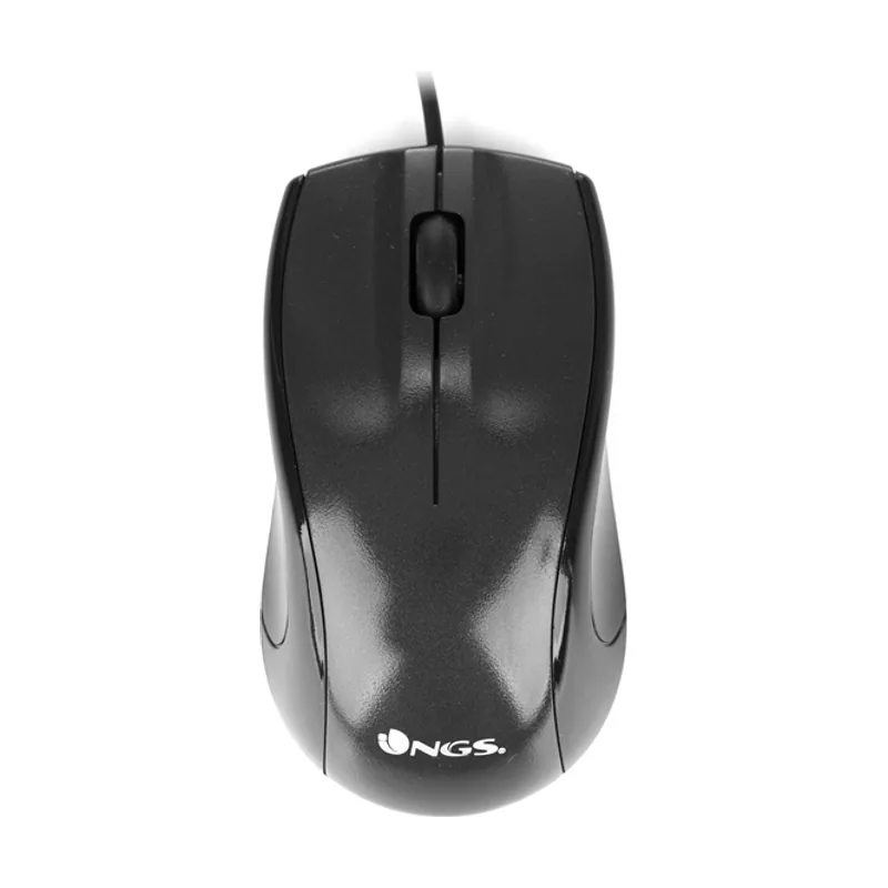 NGS Mouse Black Mist Optico CON Cable
