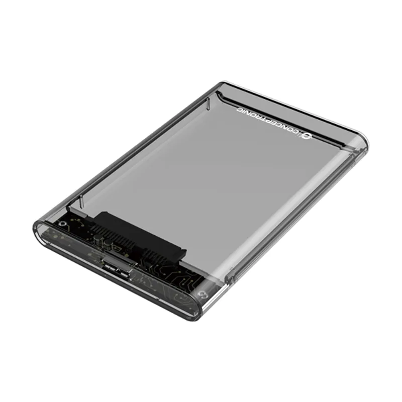 Conceptronic Caja Externa HD USB 3.0 Sata Transparente SIN Tornillos DANTE03T