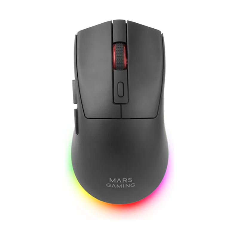 Mars Gaming Mouse Wireless Y Bluetooth MMT3 RGB Base DE Recarga Magnetica 14400 DPI